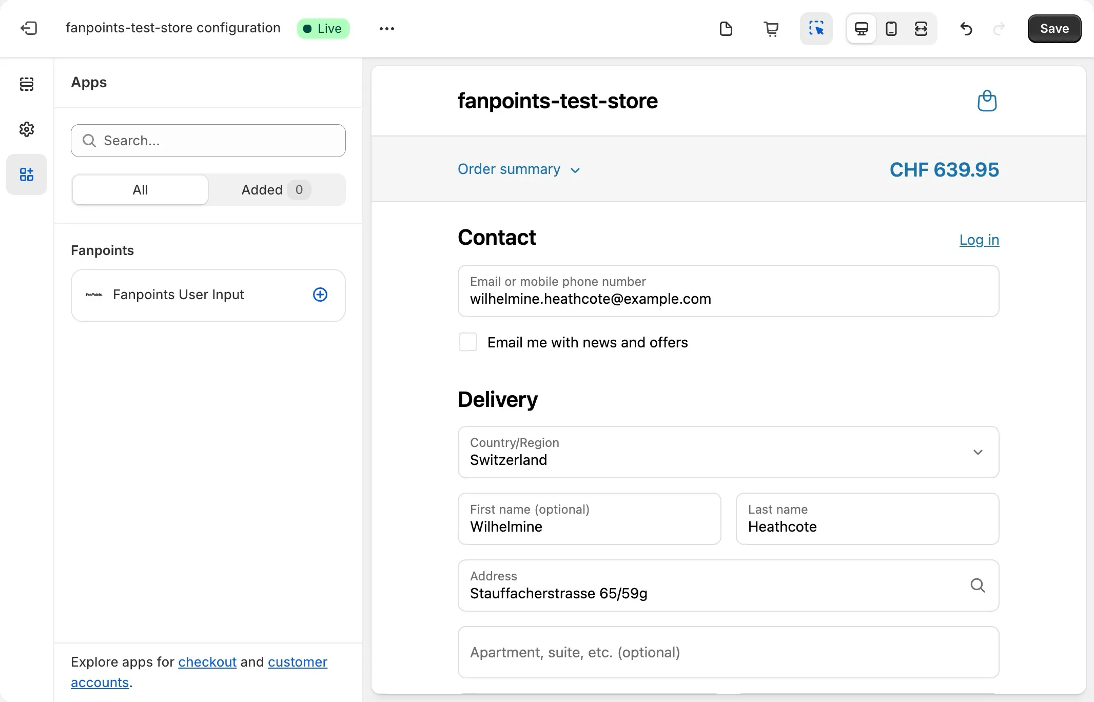Shopify Plugin Settings